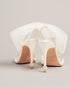 HARINAA-Sandals-Pay attention to the details with HARINAA. These satin sandals are crowned wth a double mesh organza bow at the back and crystal embellishment on the stiletto heels for dazzling elegance. Heeled sandals Oversized mesh ankle bow Satin finish Open toe Slim toe strap Crystal embellished heel detail Slingback design- Ted Baker Romania